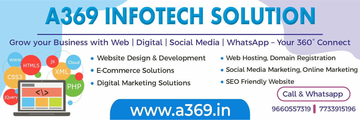 A369 Infotech Solution, 360 degree marketing Jaipur, WhatsApp marketing India